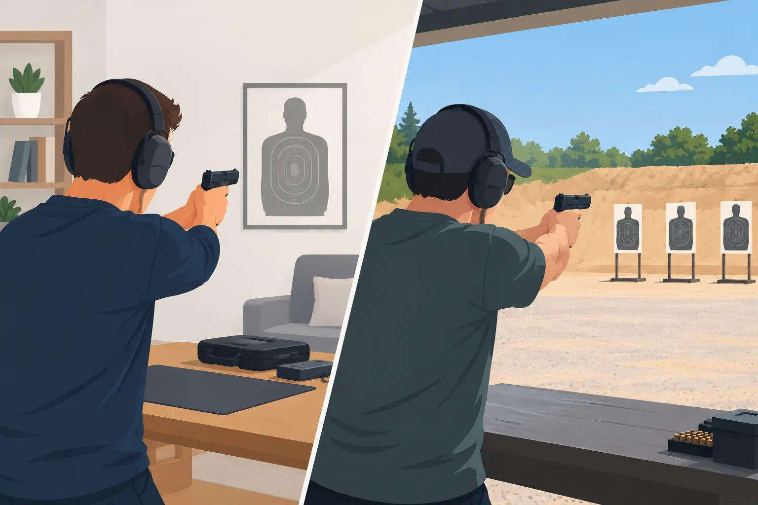 Home Training Cost Example: Dry-Fire vs Range