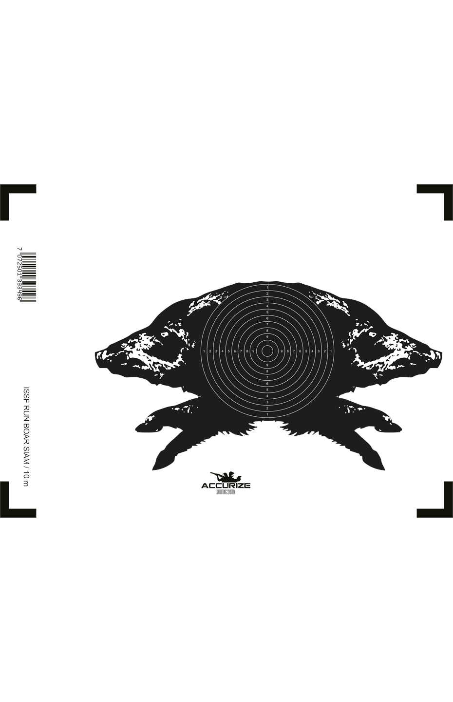 Front target ISSF RUN BOAR 10 m Main image