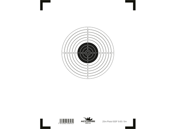 Front target pistol 25m ISSF 9.65/5m Main image