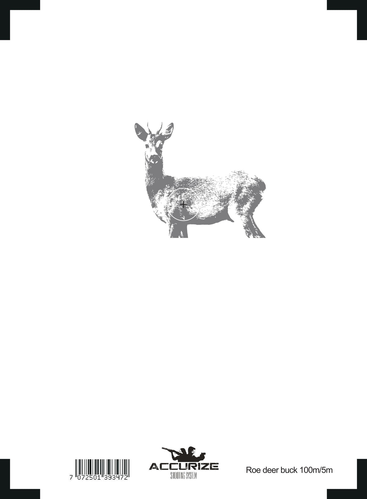 Front target Roe deer /5m